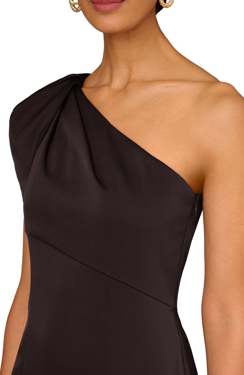 Aidan Mattox by Adrianna Papell One-Shoulder Mermaid Gown, Alternate, color,