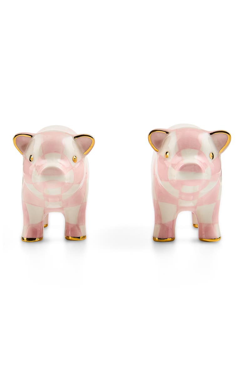 Rosy Pig Salt & Pepper Shaker Set, Alternate, color, ROSY
