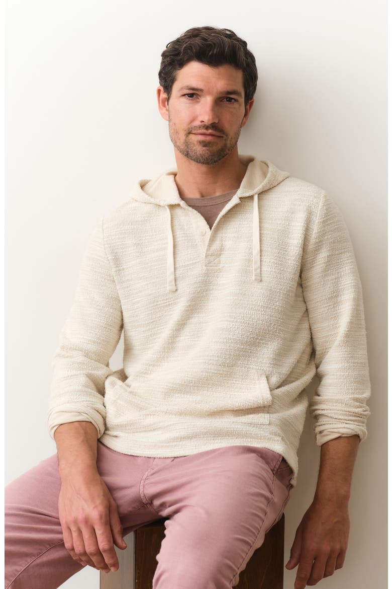 Portola Cotton Blend Beach Hoodie, Alternate, color, SAND