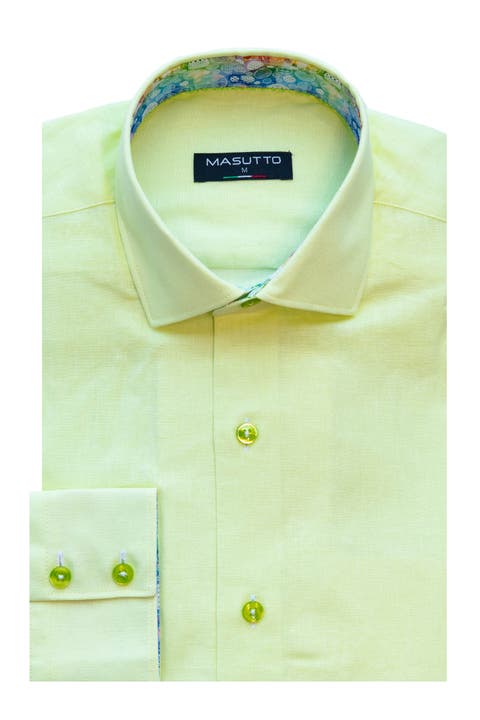 Lin Linen Button-Up Shirt