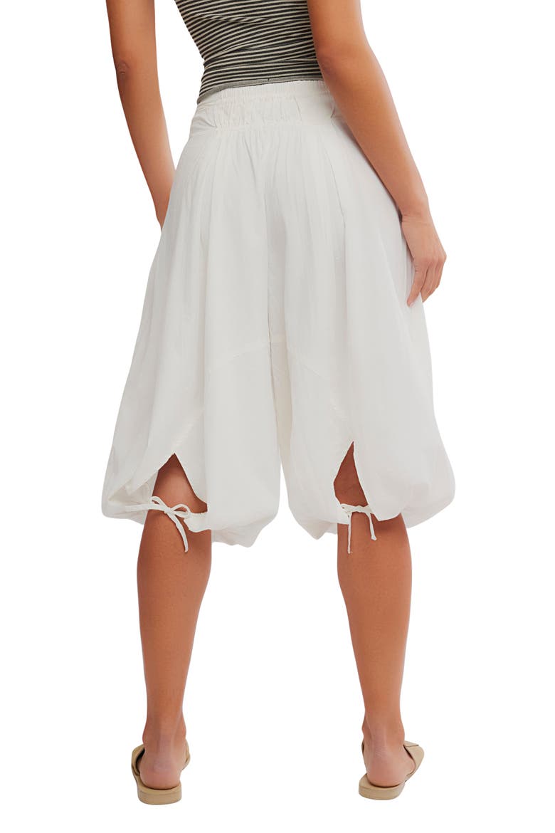 Calle Bubble Crop Cotton Blend Pants, Alternate, color, TOFU
