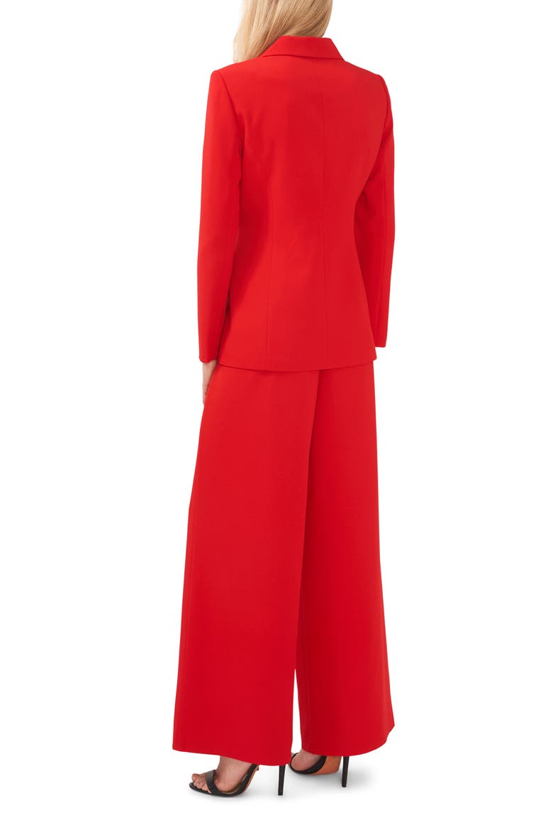 Single Button Blazer, Alternate, color, FESTIVE RUBY RED