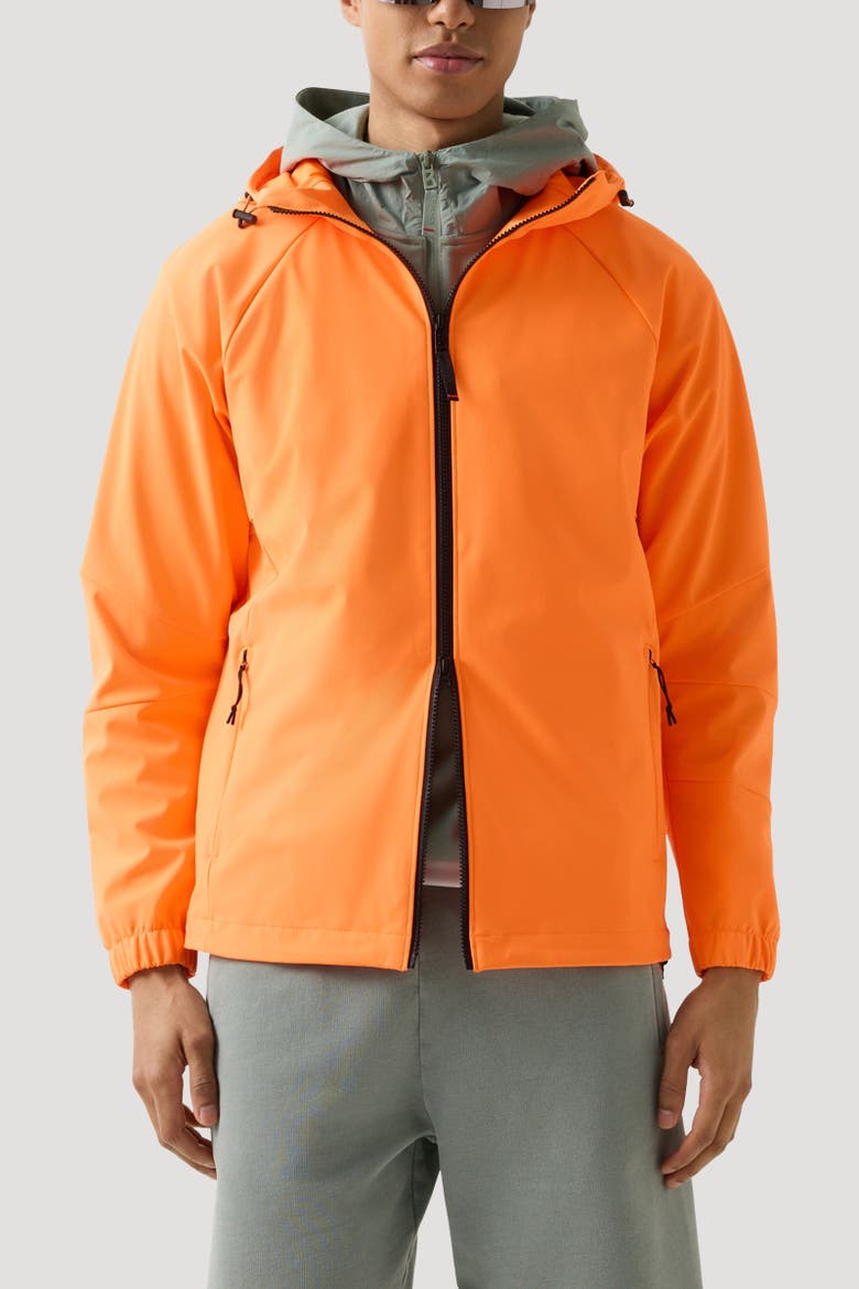 Gilmar Softshell Jacket, Alternate, color, Orange