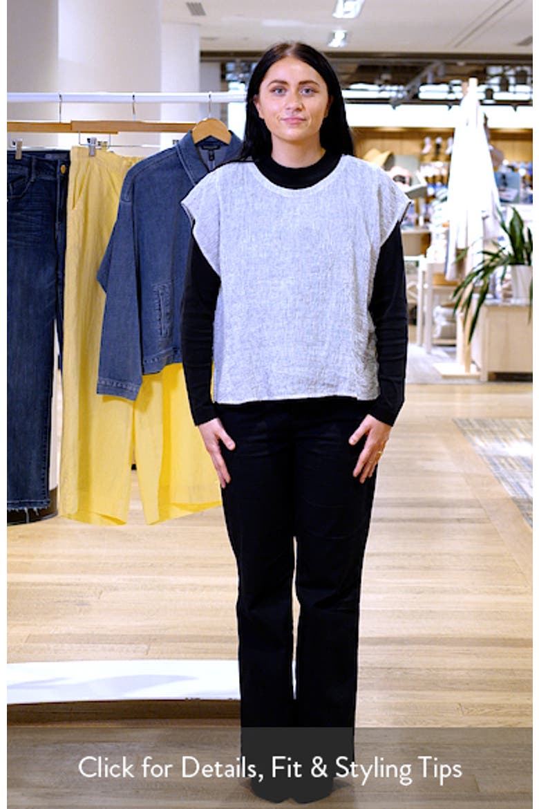 Organic Linen Square Top video