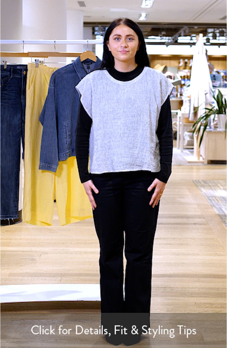 Organic Linen Square Top, sales video thumbnail