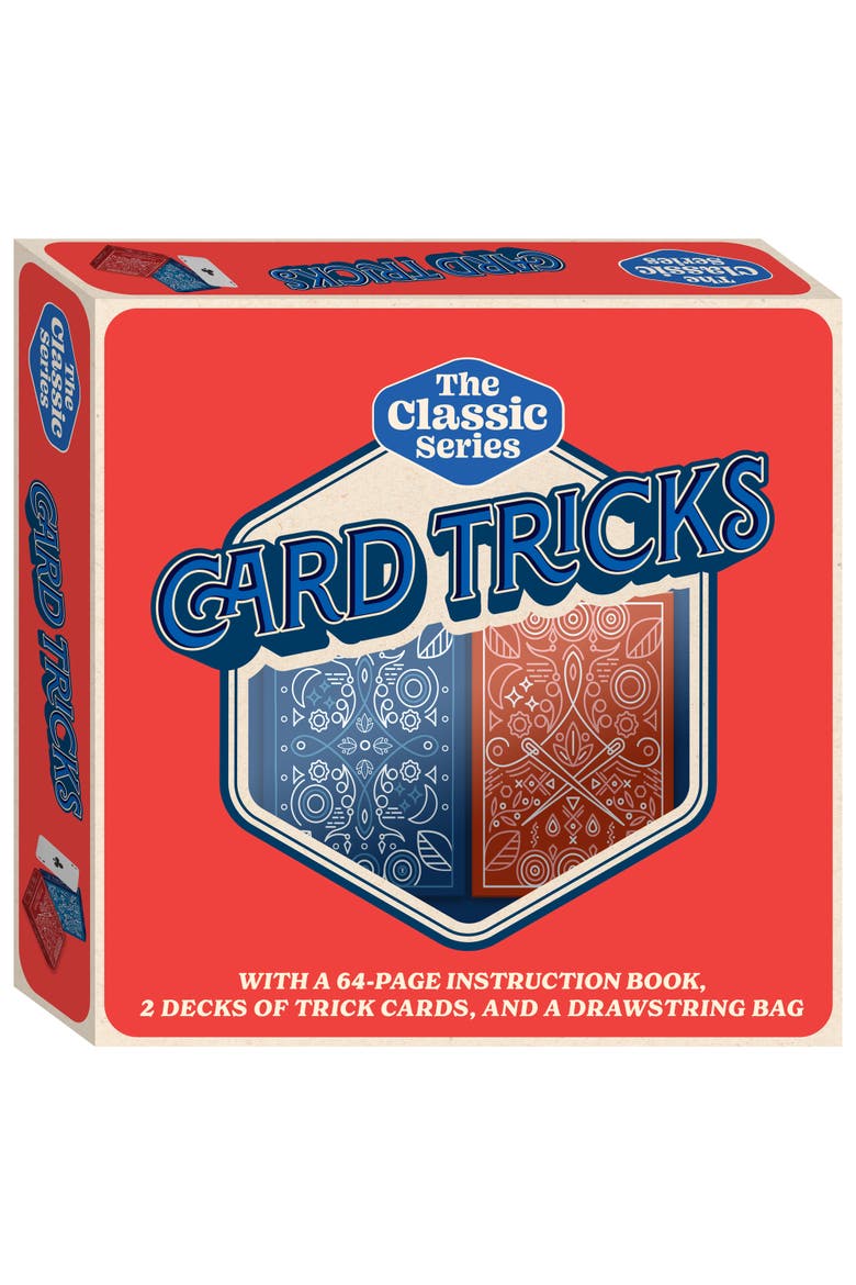 Retro Box, Card Tricks, Magic Kit, Instruction Book, All Ages, Main, color, Multicolored