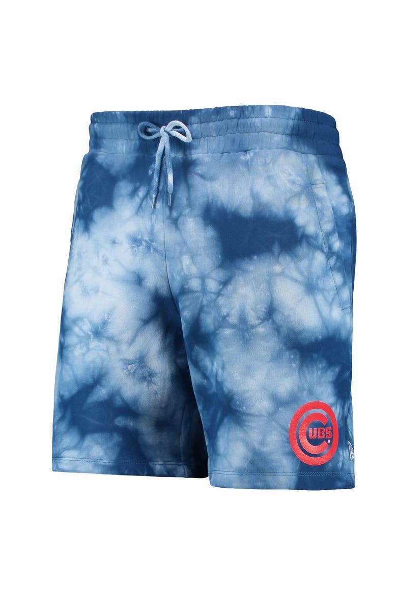 Men's New Era Royal Chicago Cubs Team Dye Shorts, Alternate, color, Royal
