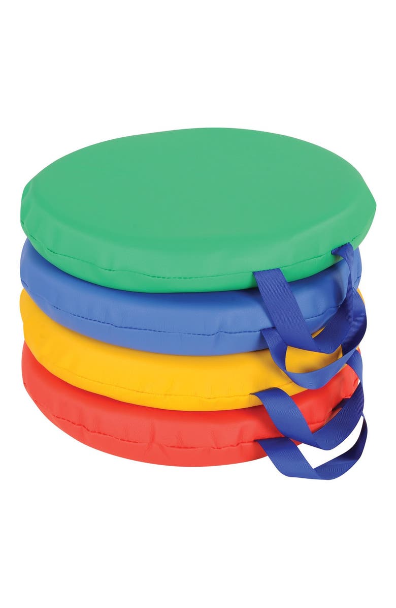 Children's Factory Deluxe Sit-Upons - Set of 4 Different Colors, Alternate, color, Multicolored