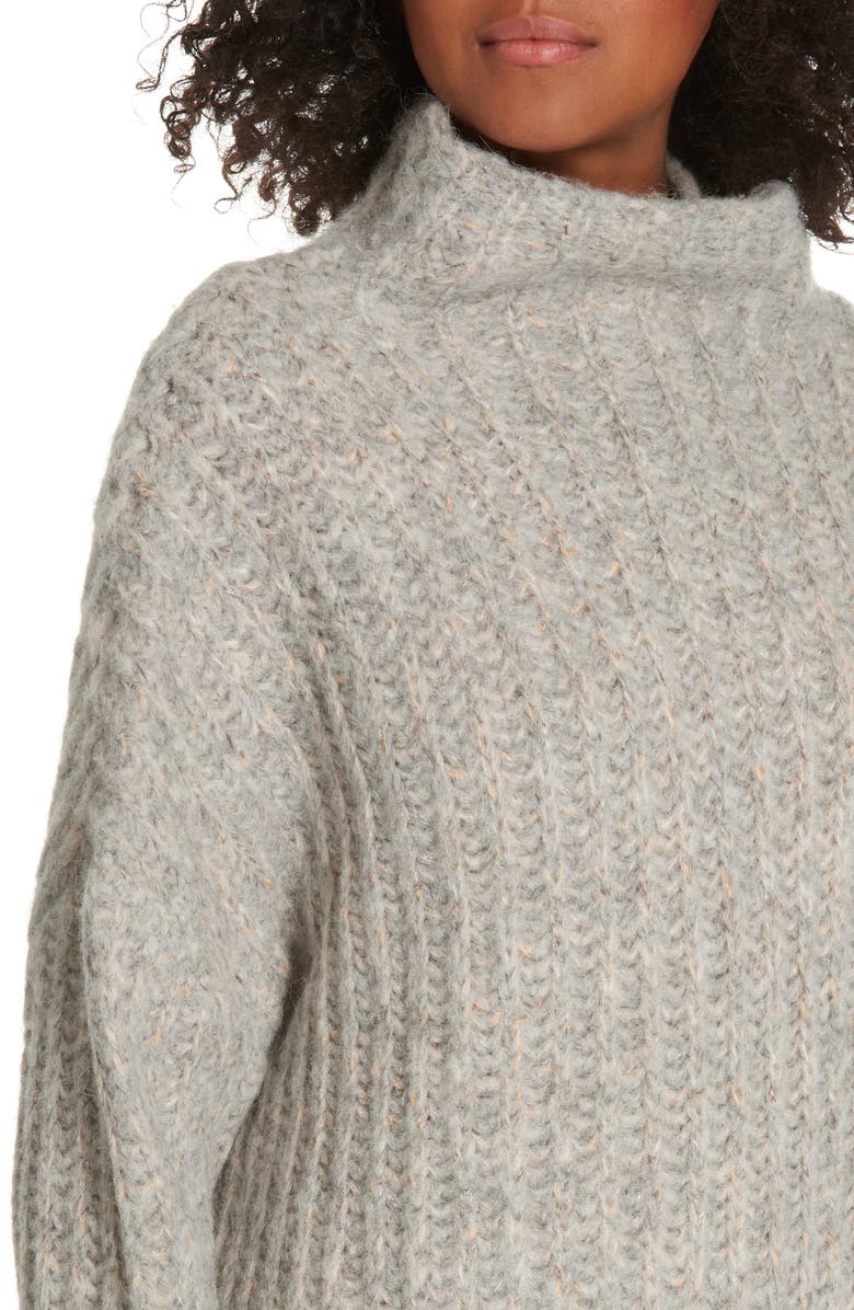 La Ligne Funnel Neck Sweater, Alternate, color, 
