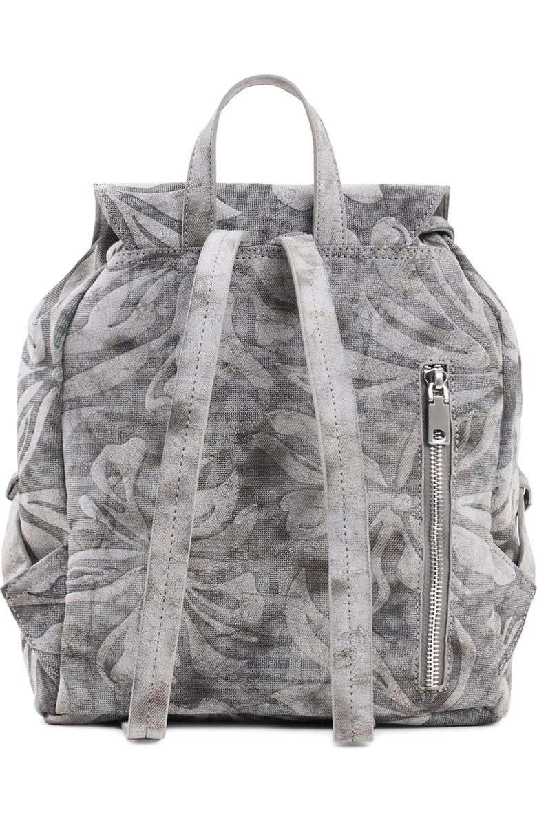 Desigual Mini Floral Backpack, Alternate, color, Obsidian