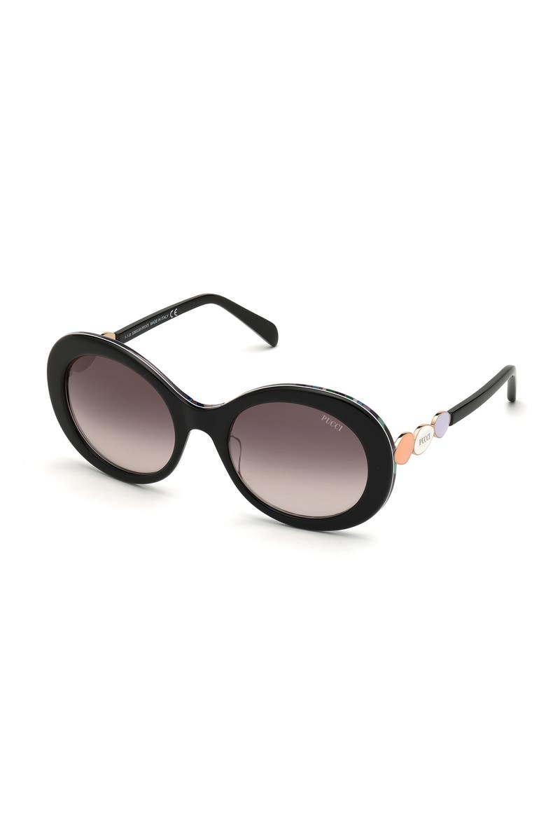 Emilio Pucci 55MM Round Sunglasses, Alternate, color,