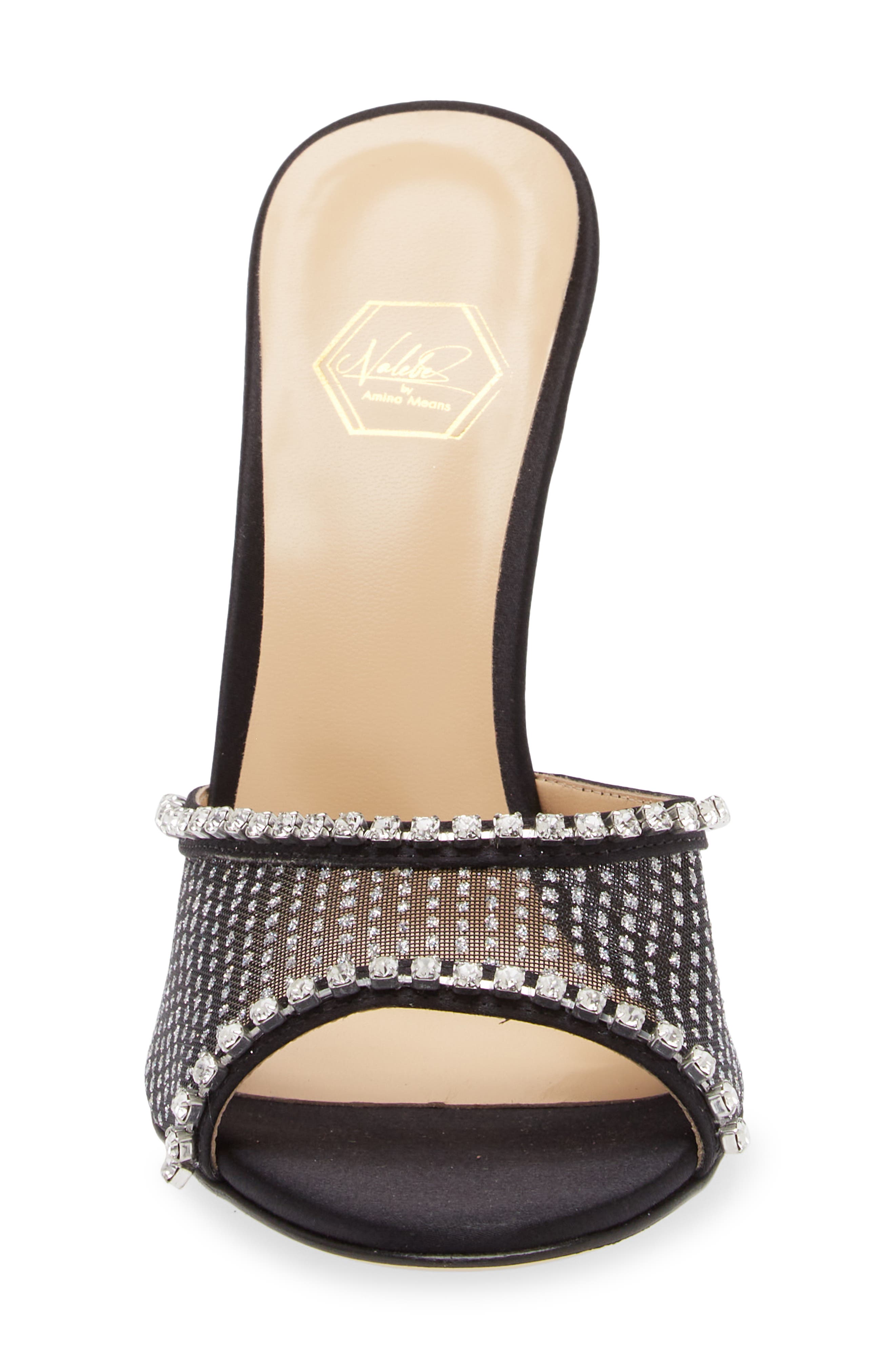 Nalebe Stellar Embellished Slide Sandal, Alternate, color, 