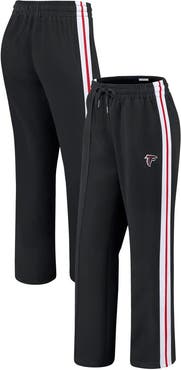 WEAR by Erin Andrews Women's WEAR by Erin Andrews Black Atlanta Falcons Color-Block Straight Leg Pants