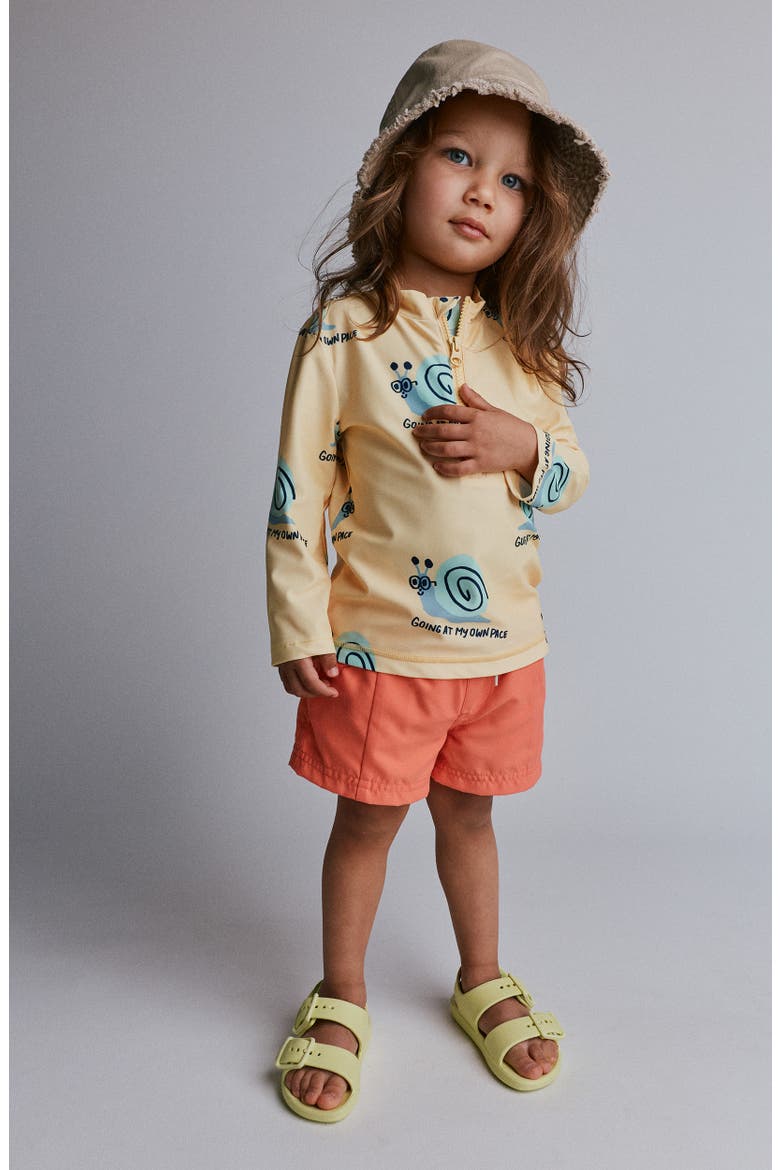Kids' Pieced Swim Trunks, Alternate, color, NORANGE