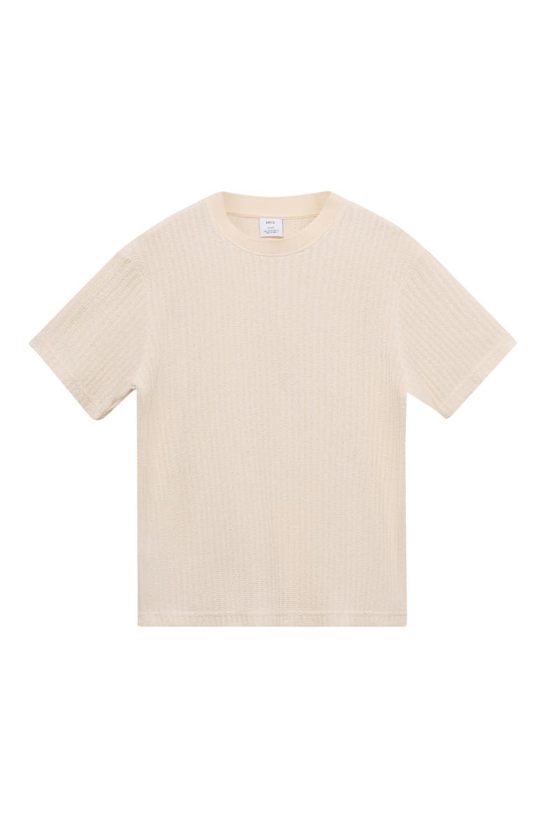 Stripe Jersey T-Shirt, Alternate, color, IVORY WHITE