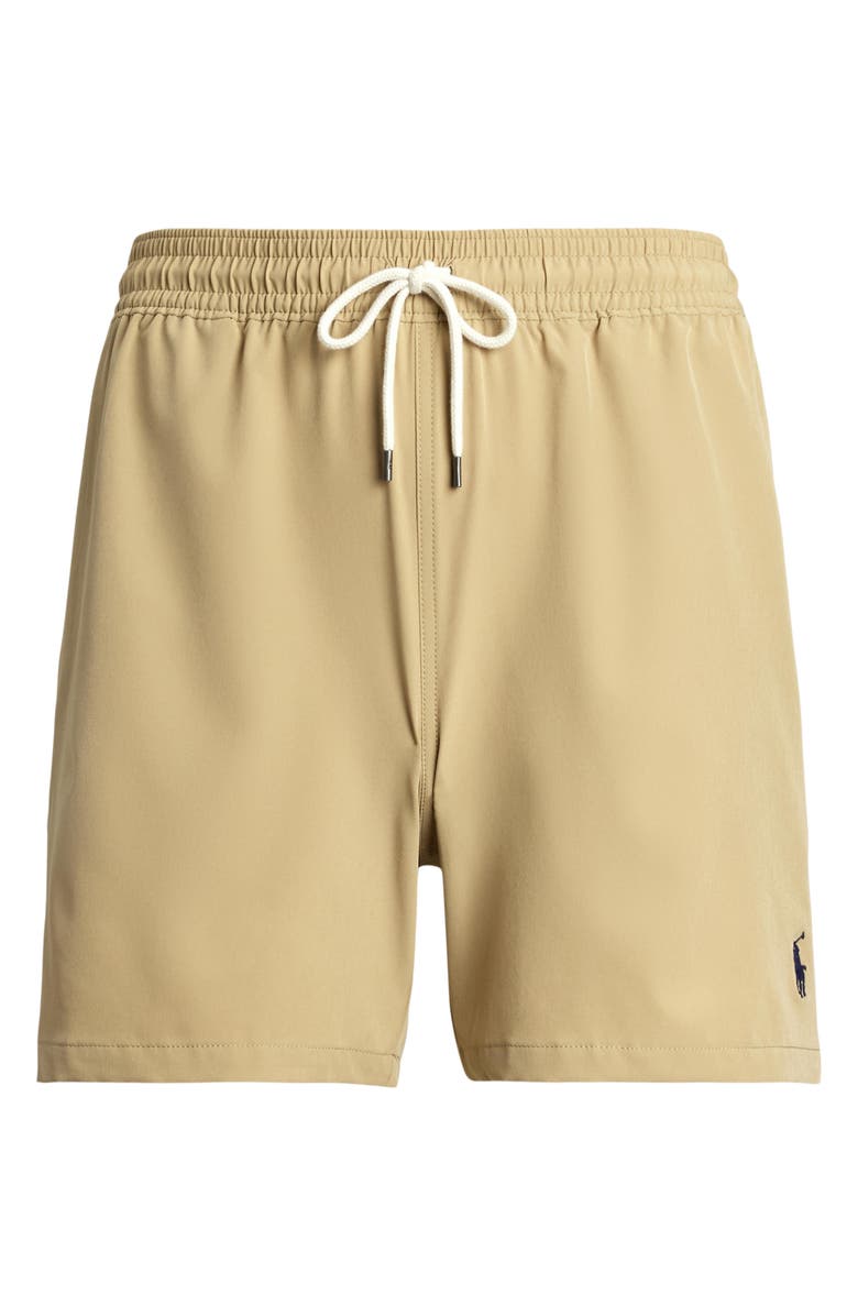 Polo Ralph Lauren Traveler Swim Trunks, Alternate, color, Coastal Beige