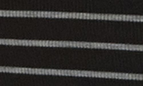 Michael Stars Demi Stripe Sleeveless Dress In Black