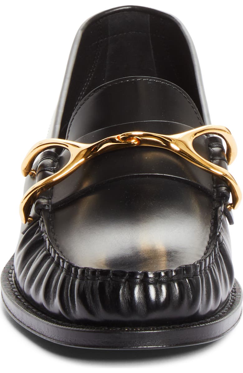 McQueen Wishbone Loafer, Alternate, color, Black