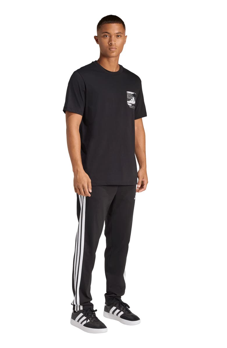adidas Camo Badge of Sport Pocket Graphic T-Shirt, Alternate, color, Black