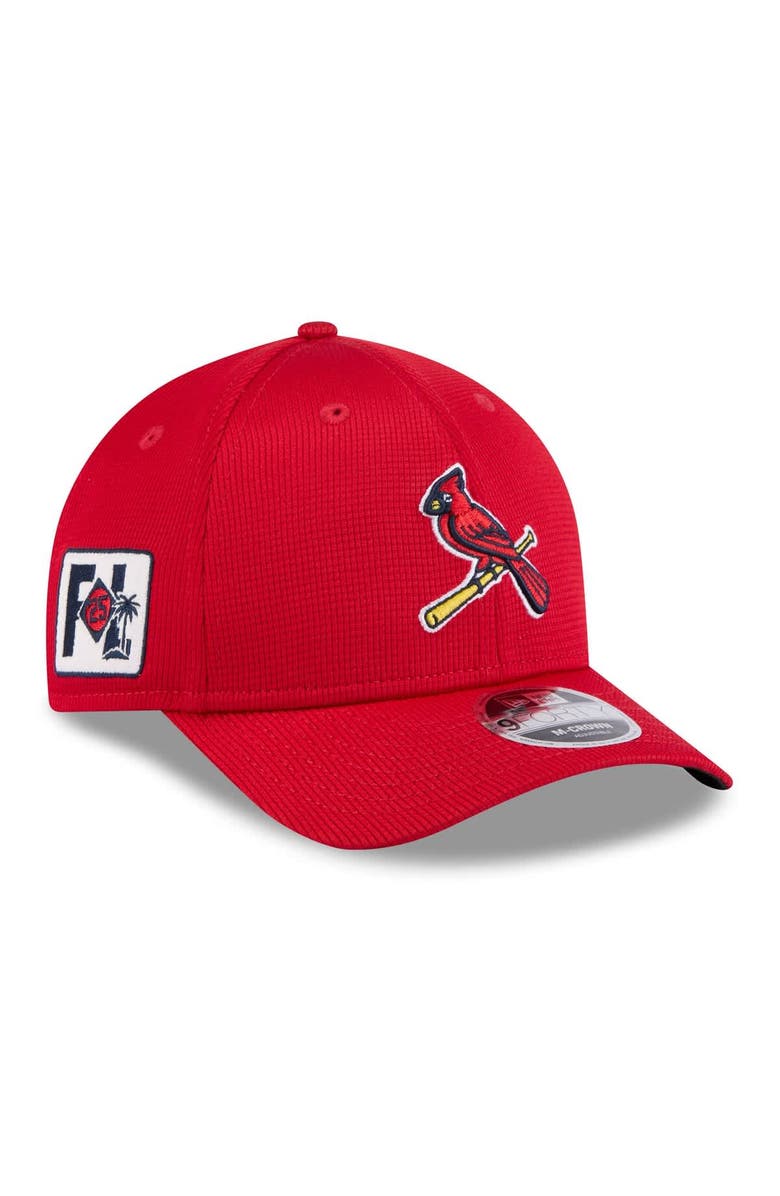 New Era Men's New Era Red St. Louis Cardinals 2025 Spring Training 9FORTY Adjustable Hat, Main, color, Red