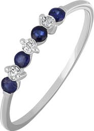Bony Levy Blue Sapphire & Diamond Ring