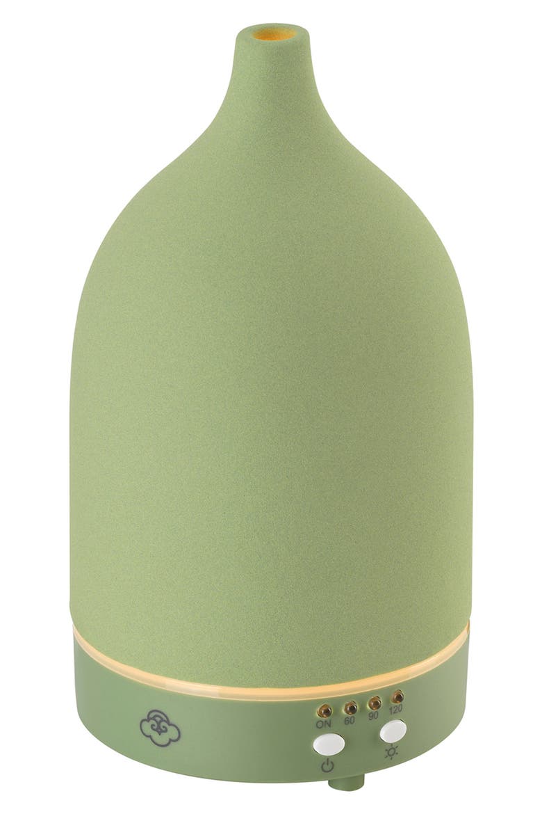 Vapor Ceramic Ultrasonic Diffuser, Alternate, color, GREEN