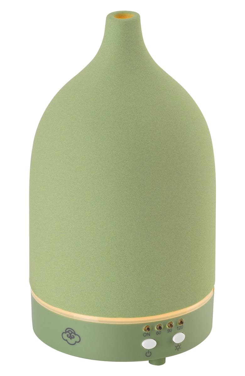 SERENE HOUSE Vapor Ceramic Ultrasonic Diffuser, Alternate, color, Green
