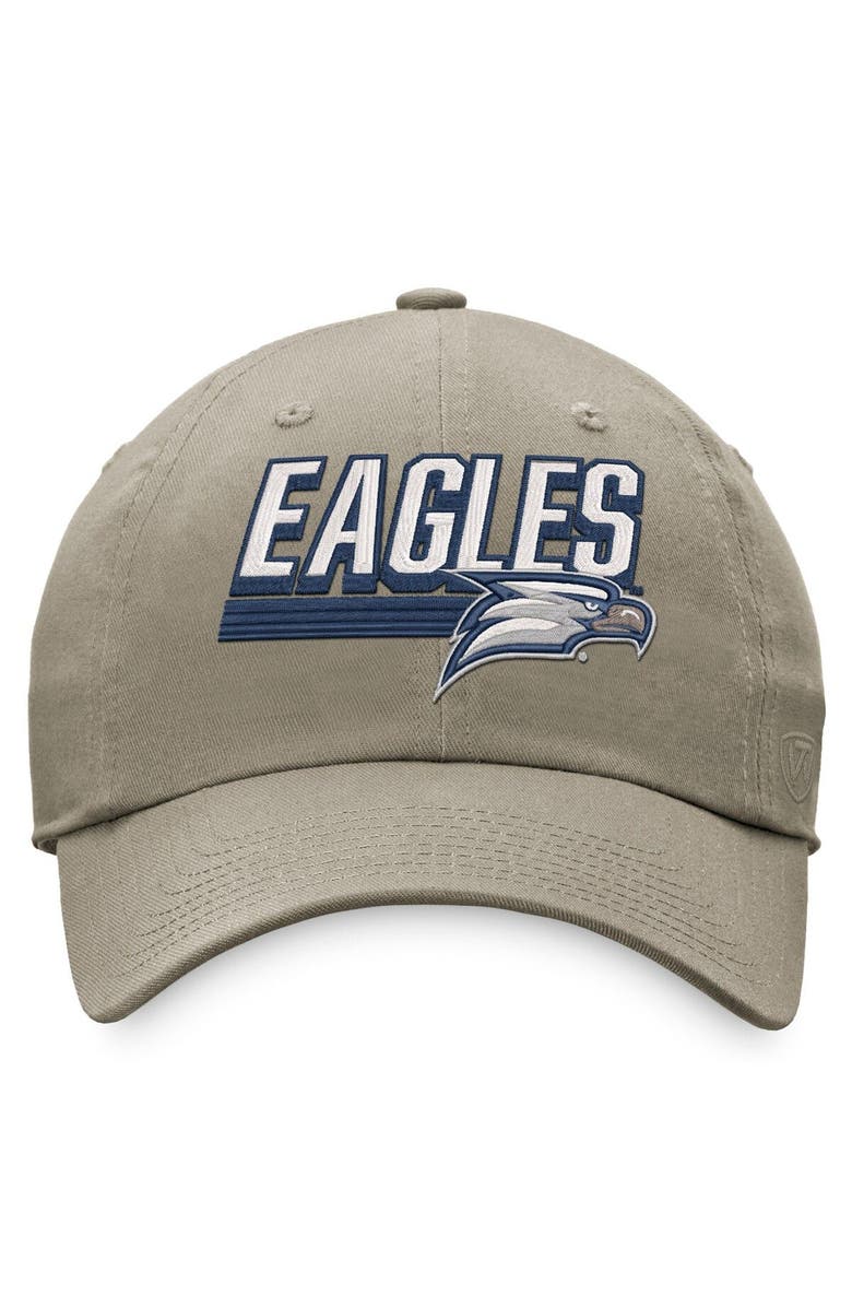 TOP OF THE WORLD Men's Top of the World Khaki Georgia Southern Eagles Slice Adjustable Hat, Alternate, color, 