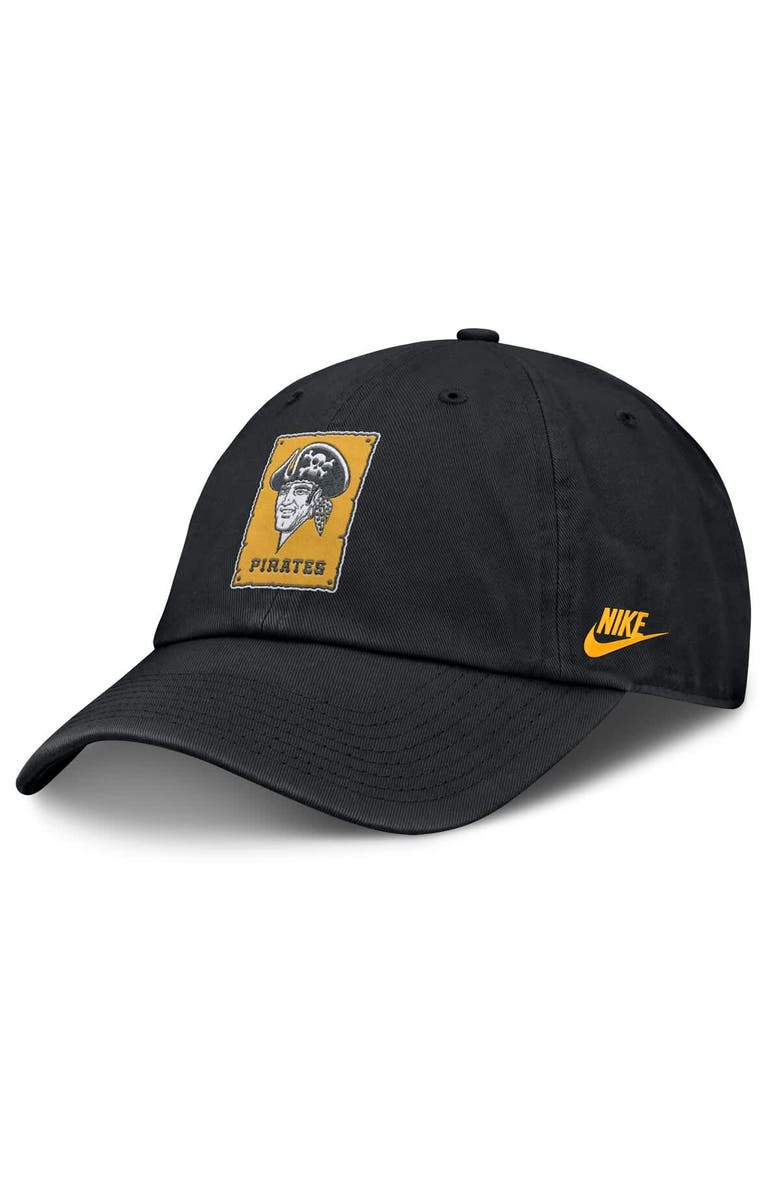 Nike Men's Nike Black Pittsburgh Pirates Club Adjustable Hat, Main, color, 