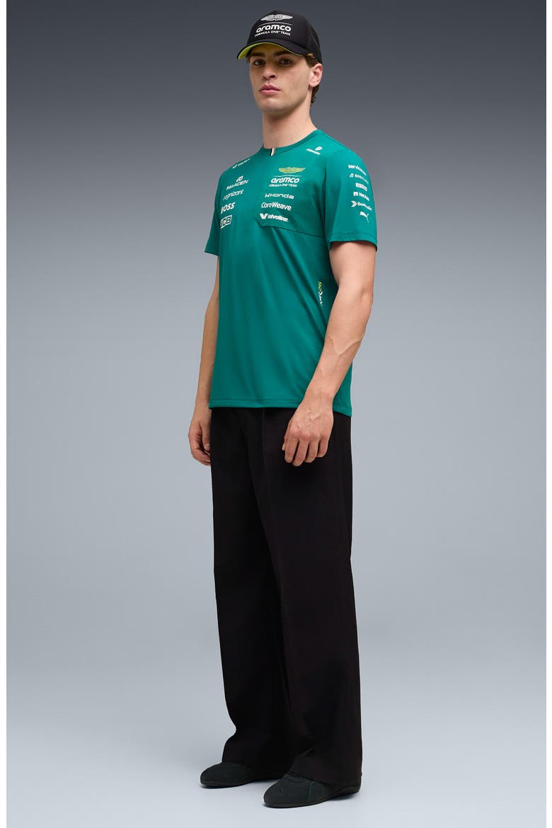 x AMF1 Replica Performance Graphic T-Shirt, Alternate, color, GREEN LUX