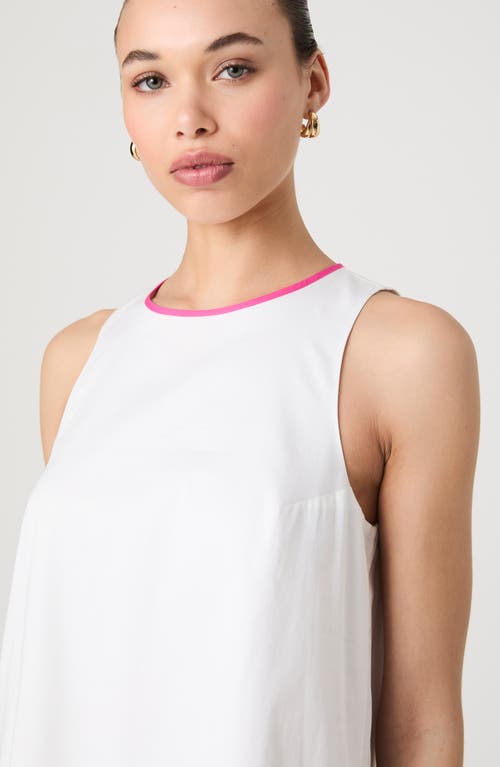 French Connection Alexis Poplin Scallop Hem Dress