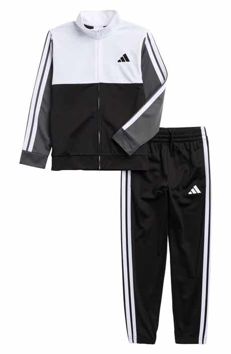 adidas Kids' Colorblock Tricot Jacket & Pants Set