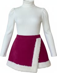 Mia Belle Girls Cozy Long Sleeve Top and  Skort Set