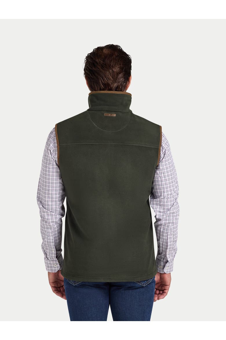 Fleece Gilet, Alternate, color, Forest