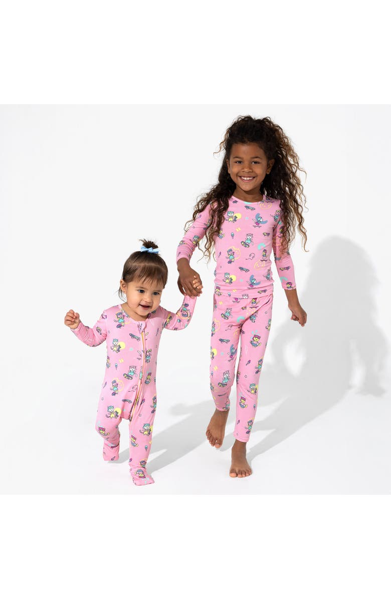 Bellabu Bear Baby Skater Kitty Convertible Footie, Alternate, color, Skater Kitty