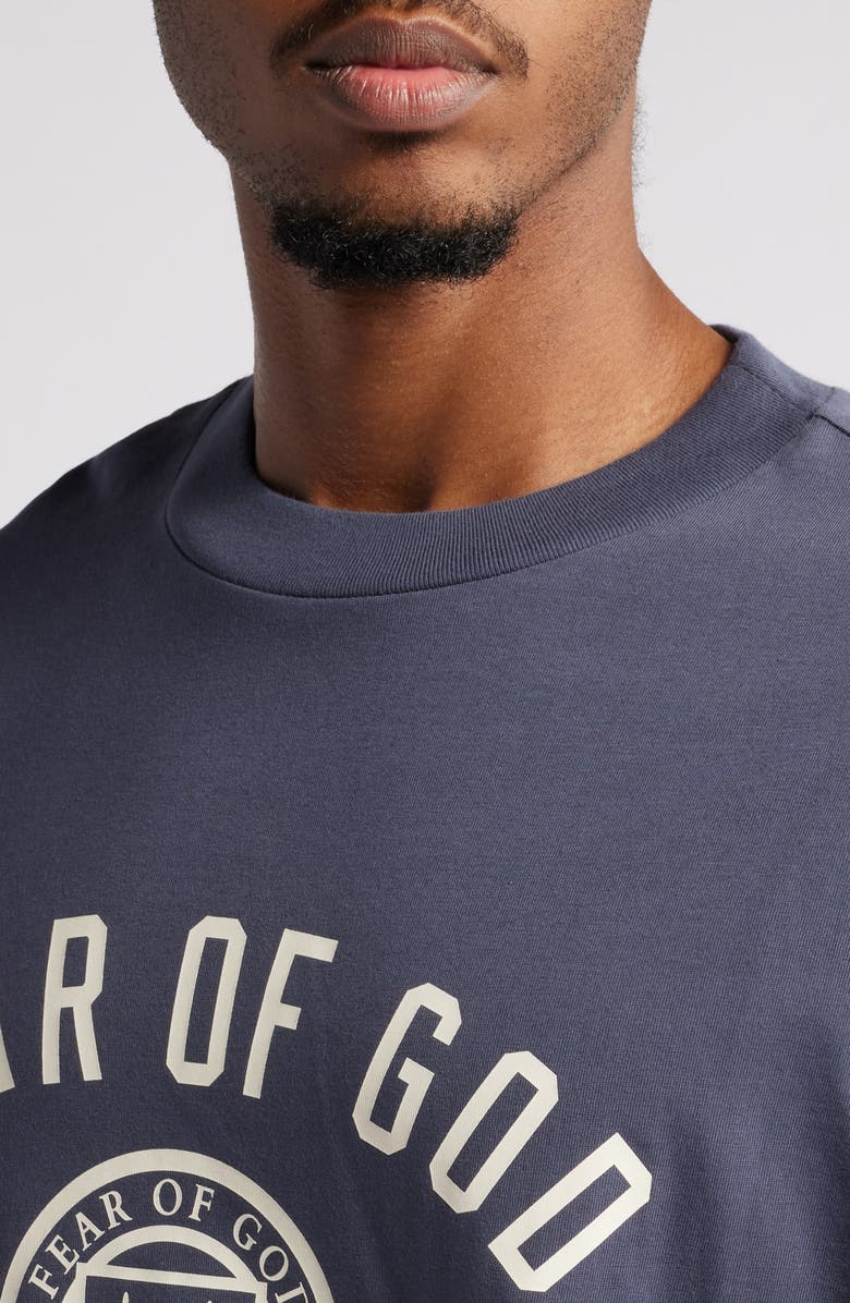 Fear of God Essentials Long Sleeve Cotton Jersey Graphic T-Shirt, Alternate, color, 