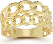 SPHERA MILANO Chain Link Band Ring