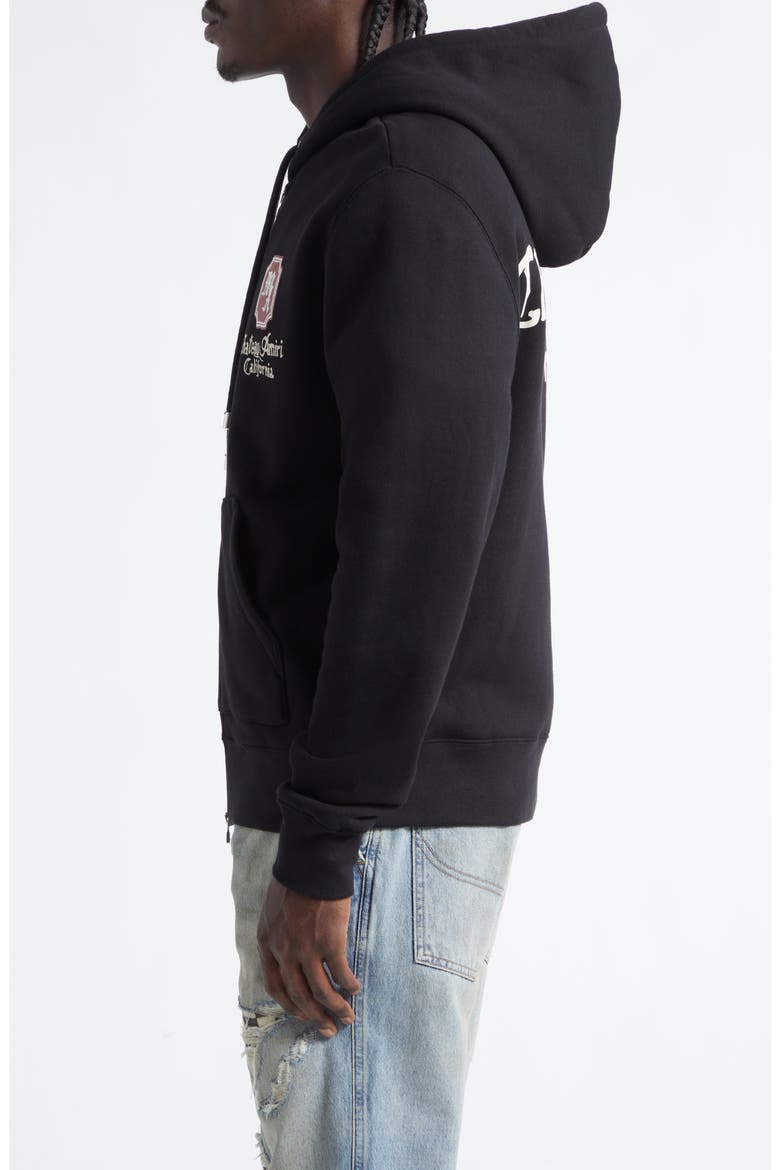 Chateau Logo Full Zip Fleece Hoodie, Alternate, color, BLACK ARCHIVED