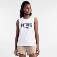 Champion Women's Champion White New England Patriots Muscle Tank Top