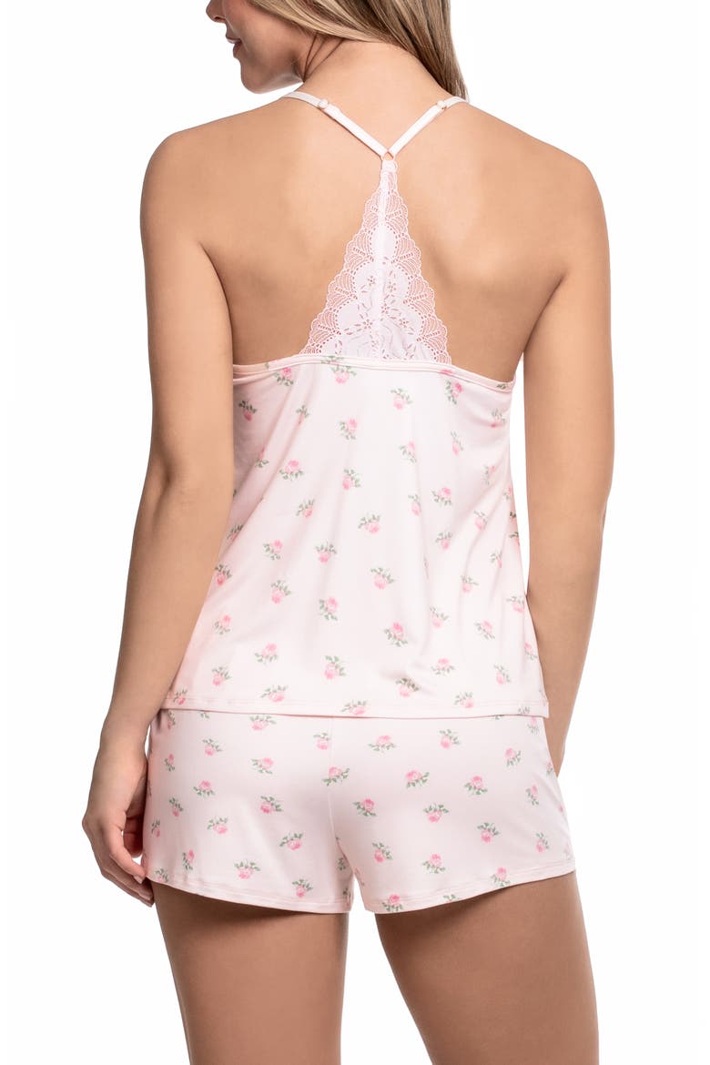 Sevilla Lace Trim Short Pajamas, Alternate, color, QUARTZ PINK