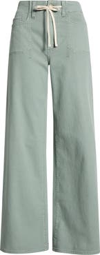 PAIGE Ari Drawstring High Waist Wide Leg Pants