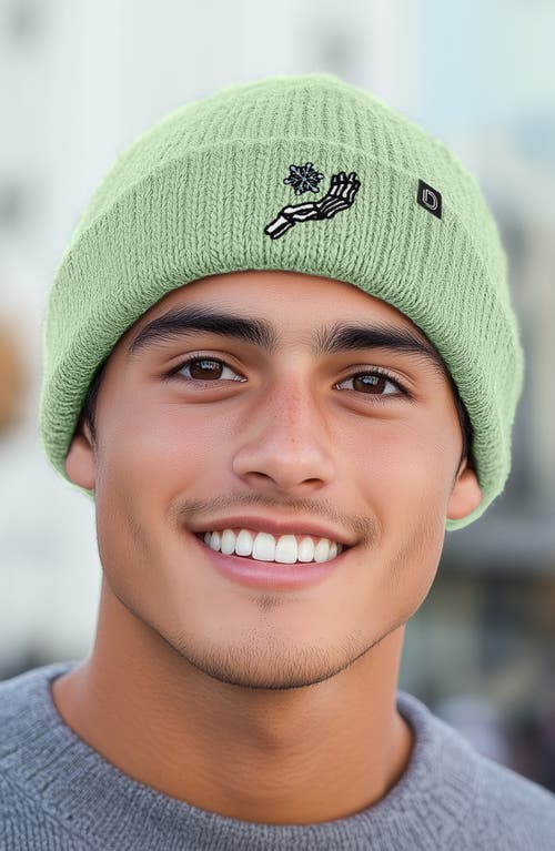 Dalix Chill Touch Beanie In Light Green
