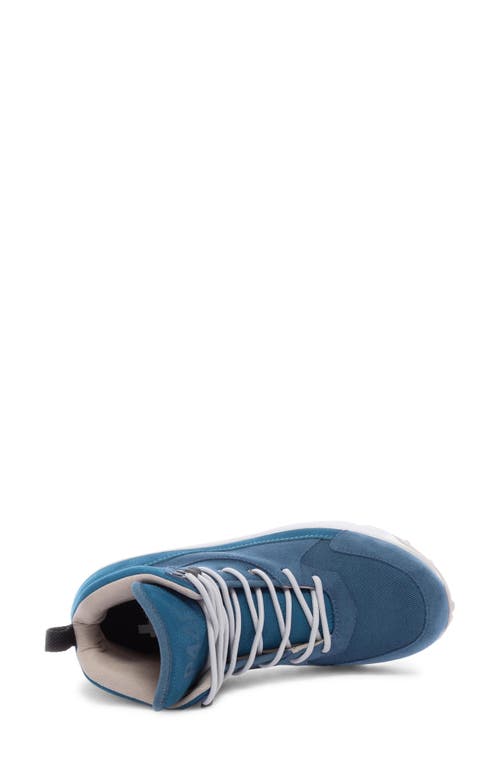 P448 Viking High Top Sneaker In Blue-sand