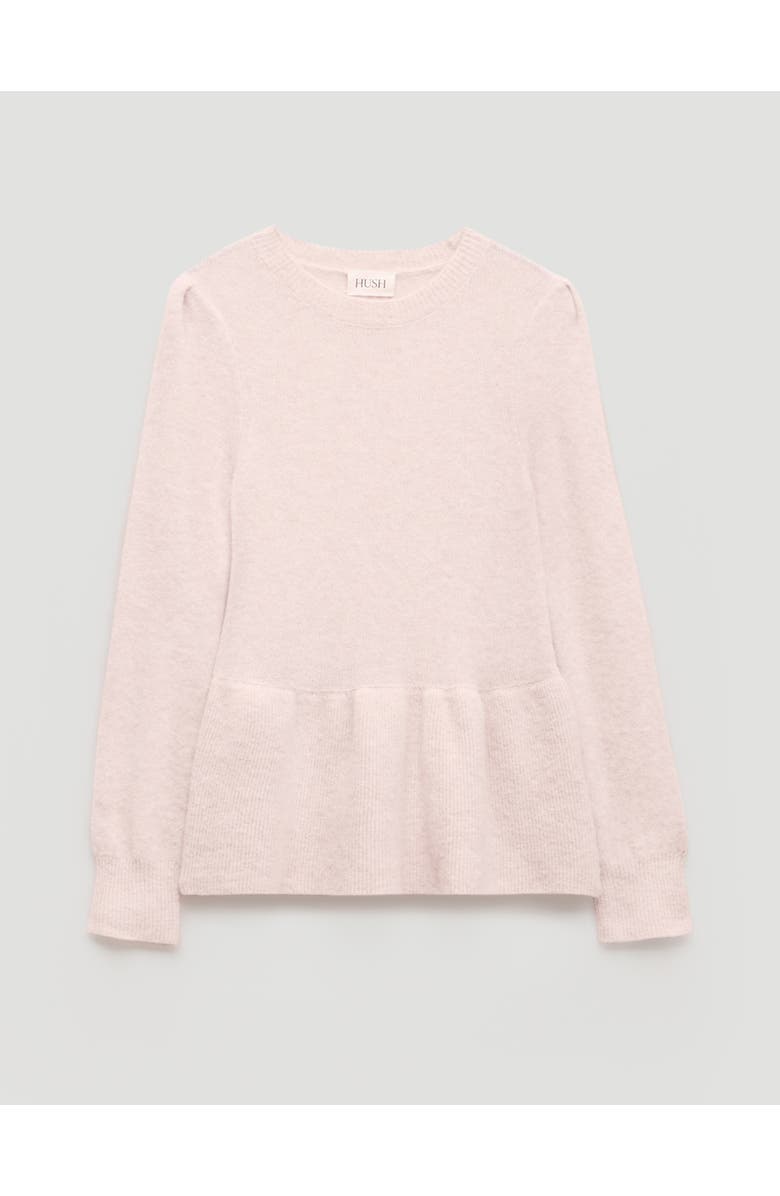 Hush Wool Blend Peplum Top, Alternate, color, Soft Pink