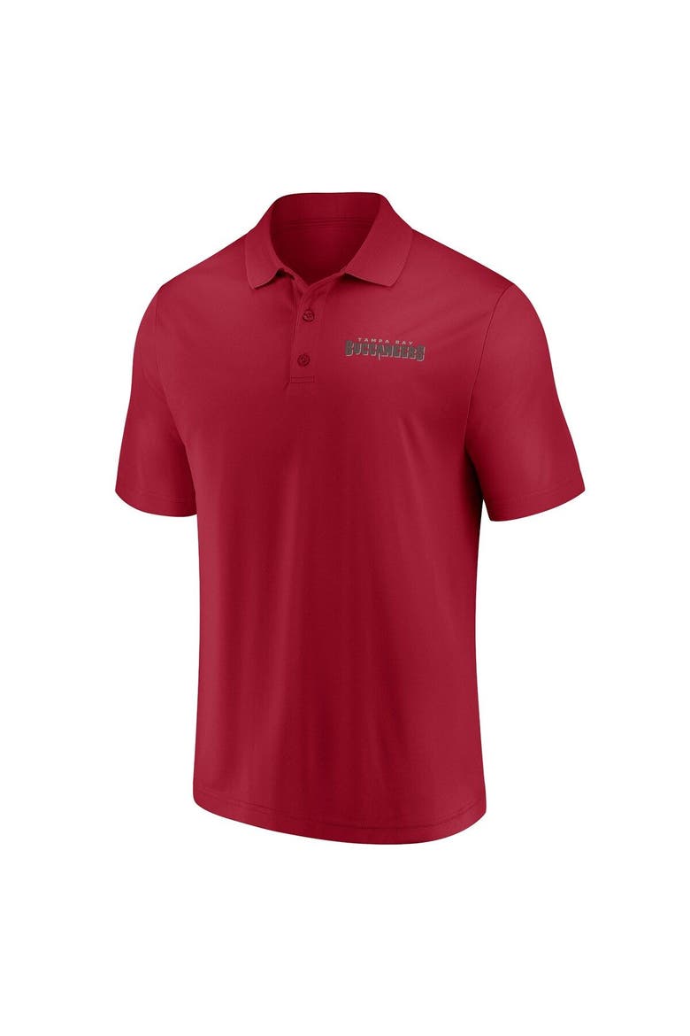 Men's Fanatics Branded Red/White Tampa Bay Buccaneers Solid Two-Pack Polo Set, Alternate, color, Red