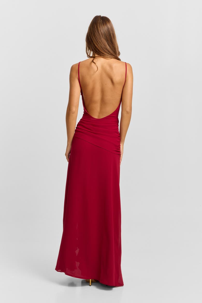 Odette Maxi Dress, Alternate, color, Red