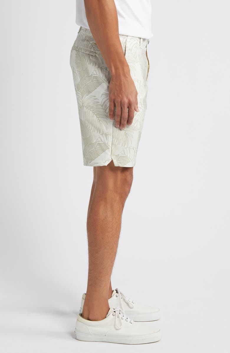Tommy Bahama On Par Frond Print Performance Shorts, Alternate, color, Bleached Sand