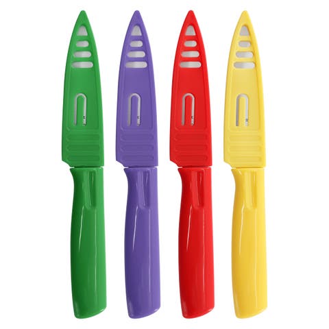 Colorsplash 4 Piece Paring Knife Set