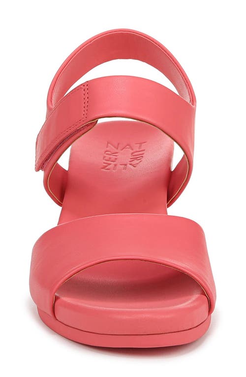 Naturalizer Imani Slingback Platform Wedge Sandal In Sunset Coral