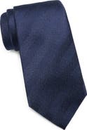 Tommy Hilfiger Herringbone Solid Stripe Tie